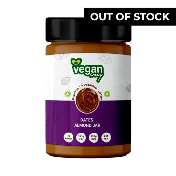 Image of Almond Date Jar by Rootz Organics single pack  280g