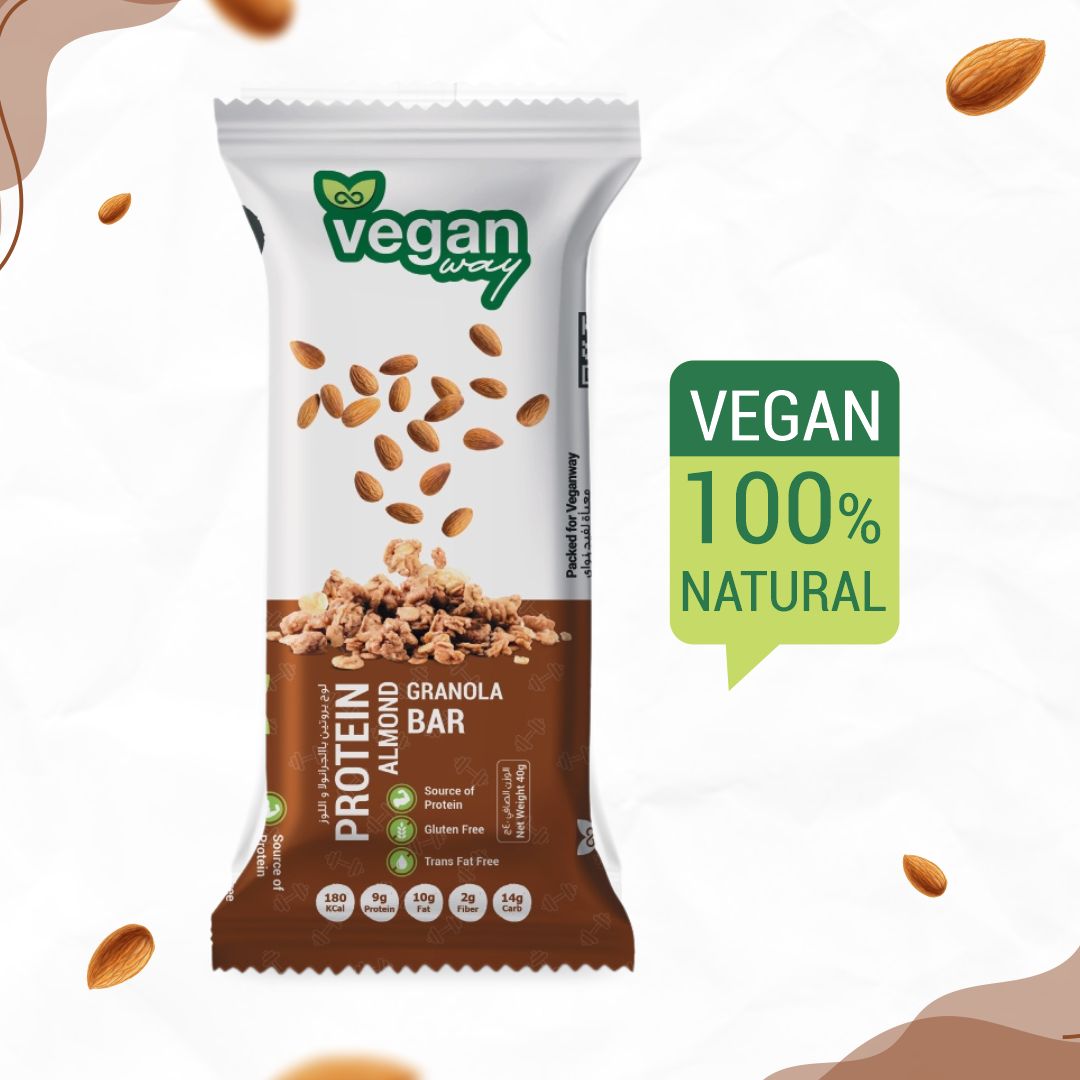Protein Almond Granola Bars by Rootz Organics single pack 40g