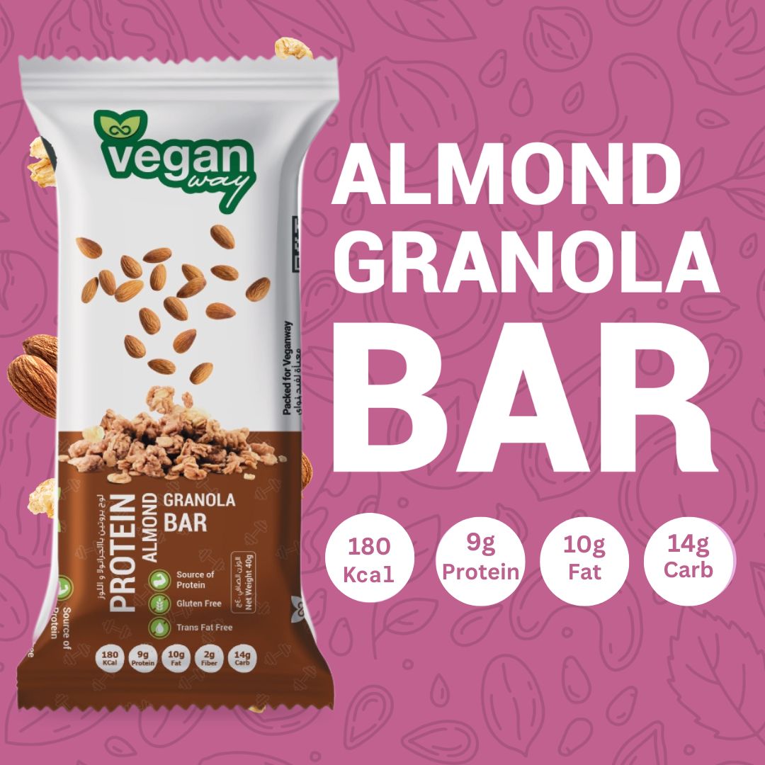 Protein Almond Granola Bars by Rootz Organics single pack 40g