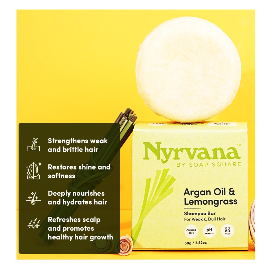Argan Oil & Lemongrass Shampoo Bar