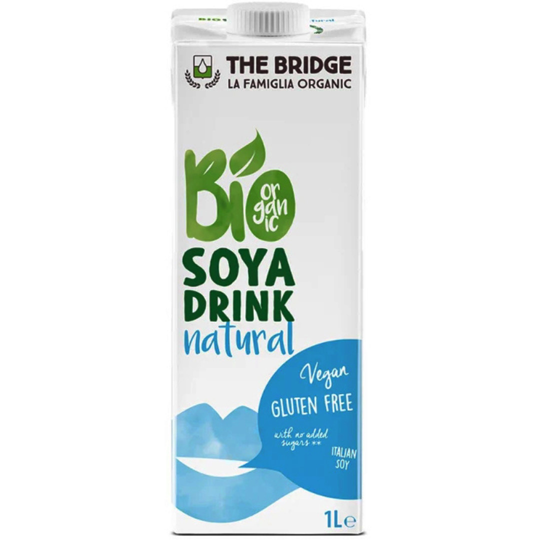 The Bridge Bio Organic Soya Drink Natural 1 Litre
