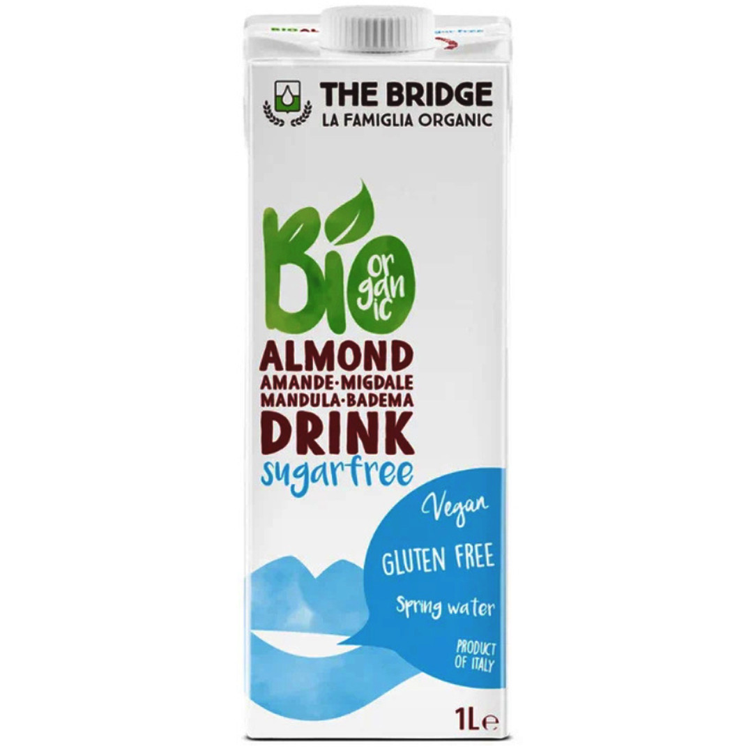 The Bridge Bio Organic Almond Sugar-Free 1L