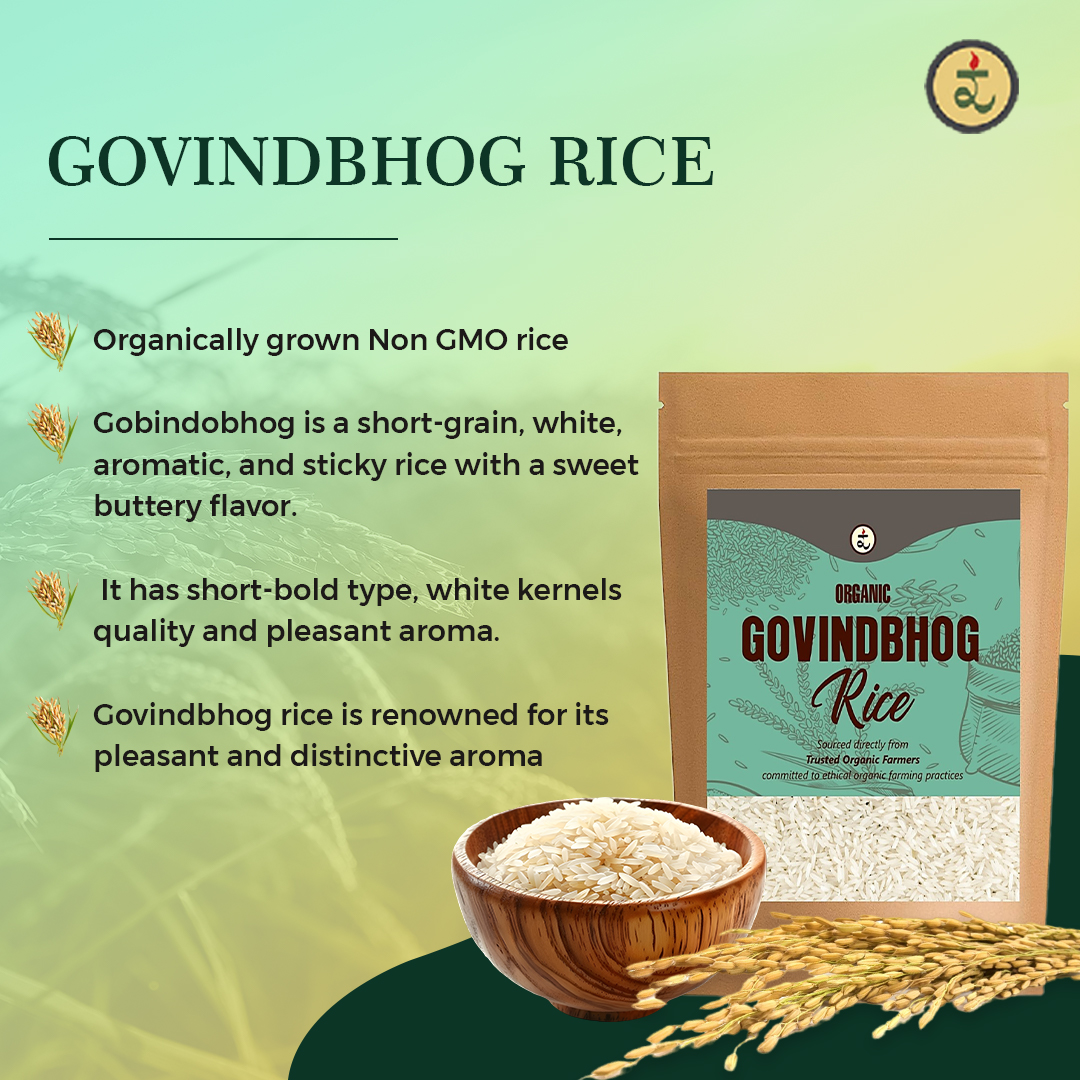 Raw Rice (Aromatic Govindbhog Rice) 3kg