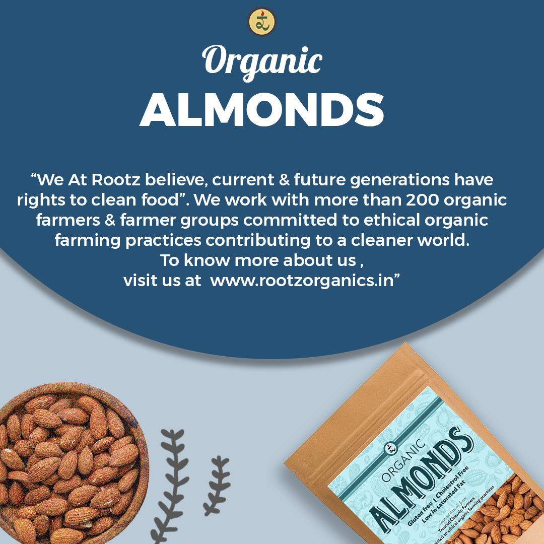 Organic Almond(dryfruit) 500g
