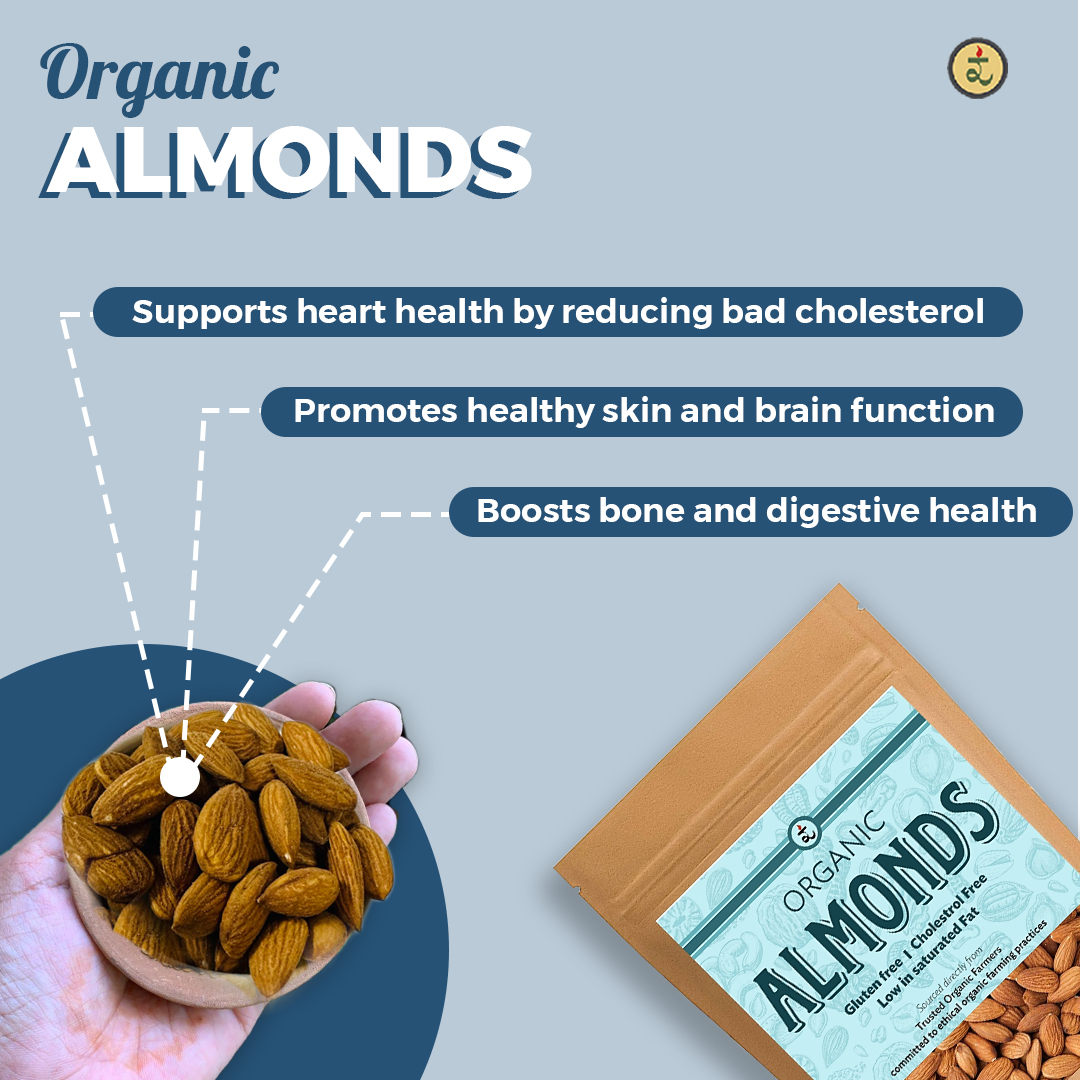 Organic Almond(dryfruit) 500g