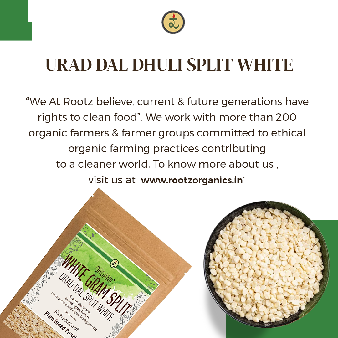 Organic Urad Dal Washed Dal 1kg