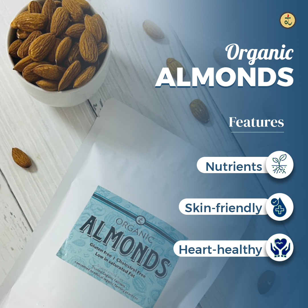 Organic Almond(dryfruit) 500g