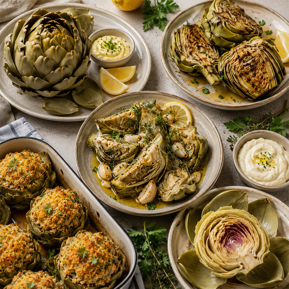 Rootz Organics Artichokes (2 pcs) — Fresh Globe Artichokes, Air-Flown from Spain