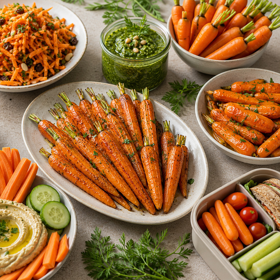 Rootz Organics Baby Carrots with Tops 200g — Sweet Bunched Carrots, Air-Flown from South Africa