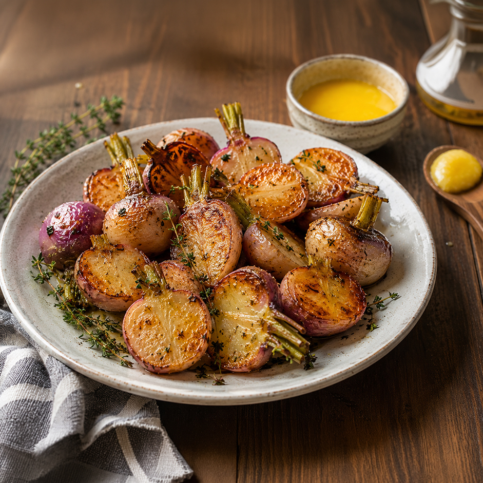 Rootz Organics Baby Turnip (South Africa) 200g — Sweet, Tender & Ready to Roast, Mash or Pickle
