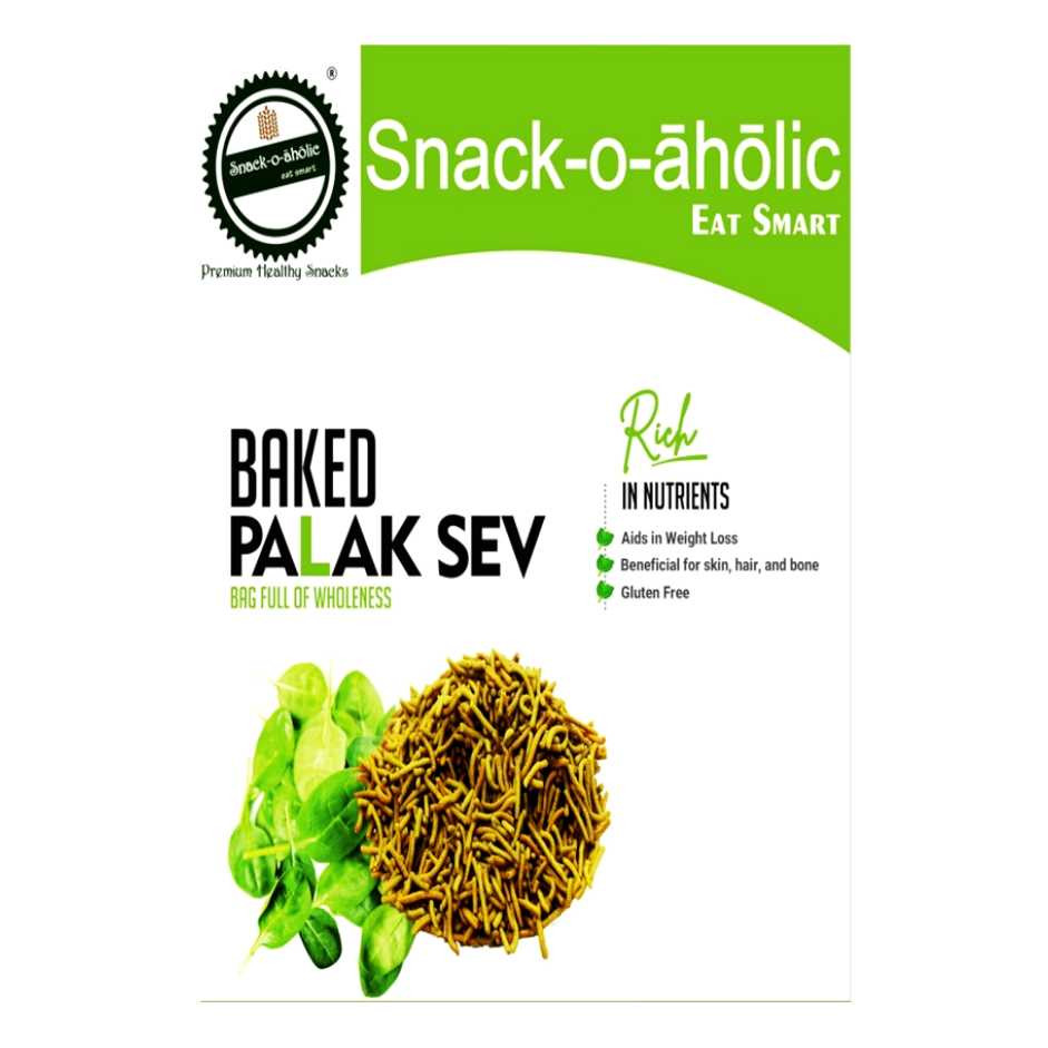 BAKED PALAK SEV-100gm