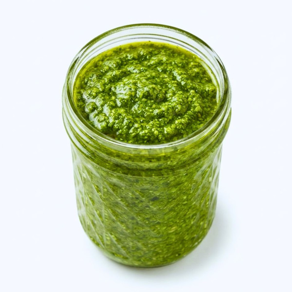 Image of Rootz Organics Freshly Made Basil Pesto 190g — Fresh Green, Classic Italian Flavour