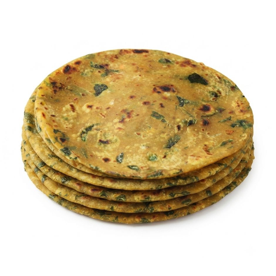 Rootz Organics Gluten-Free Jowar Theplas 8 pcs — Freshly Made Sorghum Flatbreads