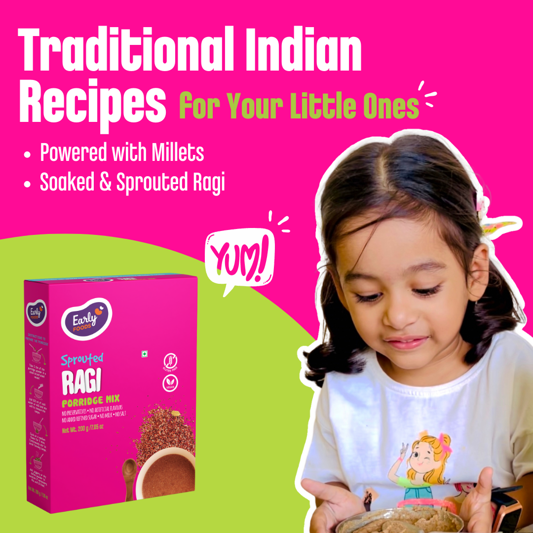 Early Foods -Sprouted Ragi Porridge Mix 200g (Plain)