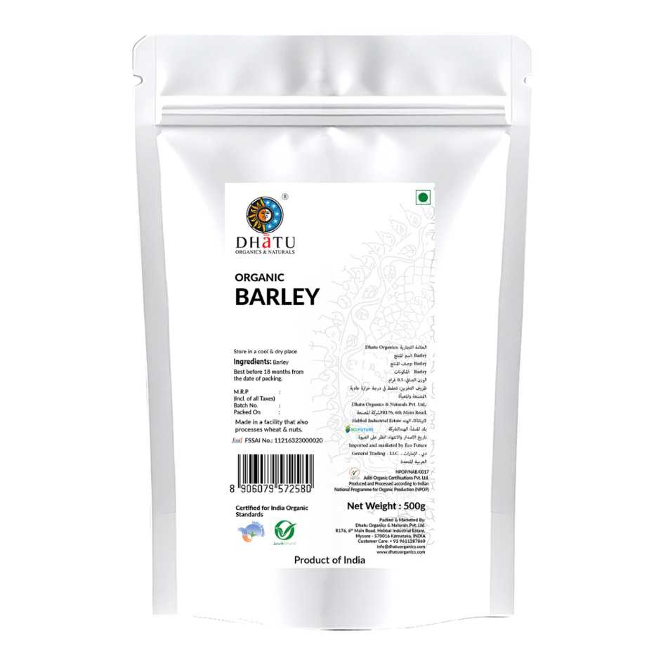 Organic Barley (Whole) 500g