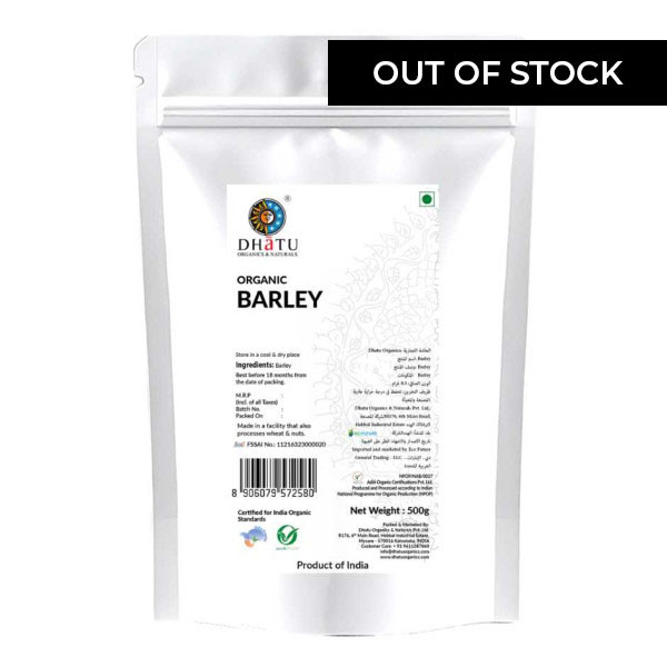 Organic Barley (Whole) 500g