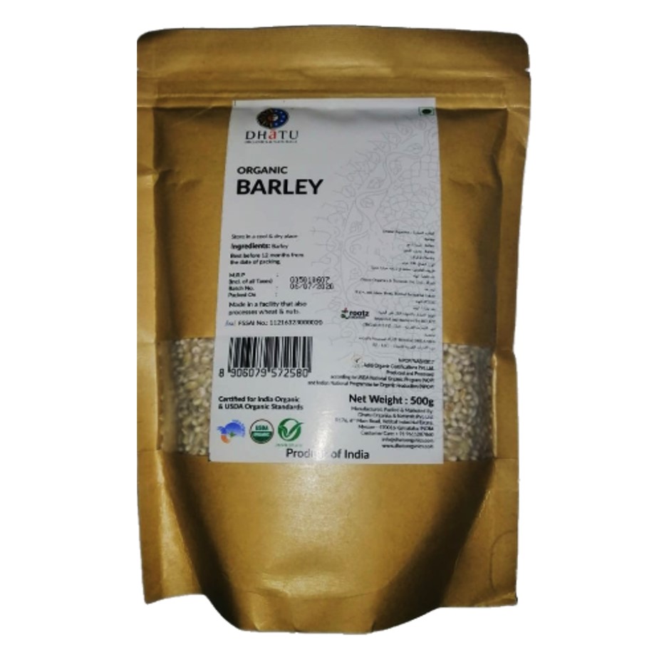 Organic Barley (Whole) 500g