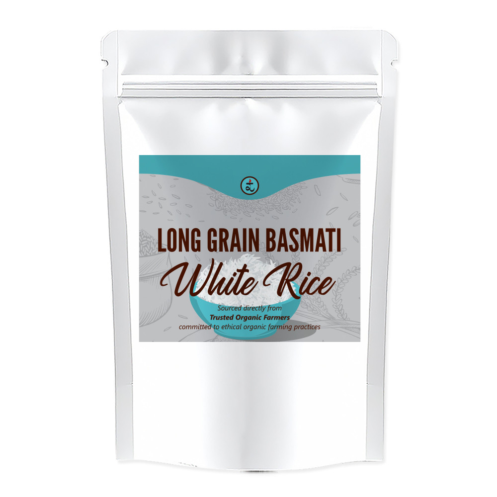 Organic White Basmati Rice (Long Grain) 1kg