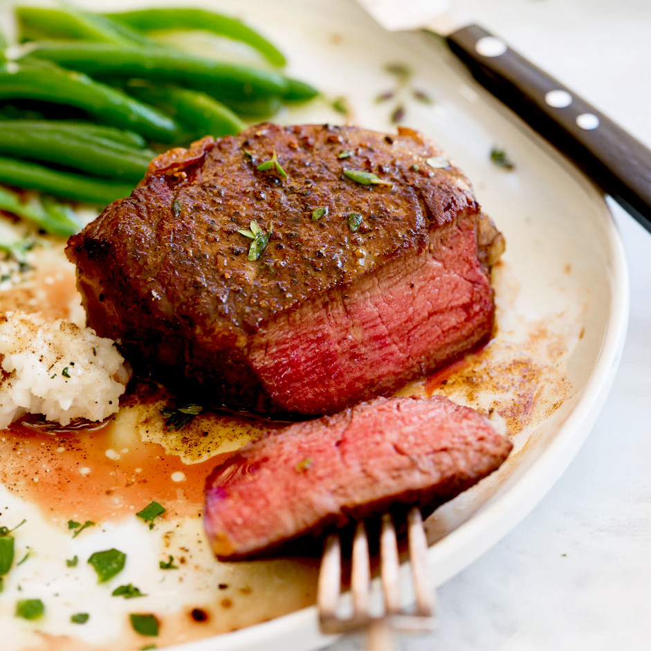 Grass Fed Beef Fillet Mignon 200G | Premium Tender Steak Cut UAE| Certified Organic | UAE Local | Antibiotic and Hormone Free