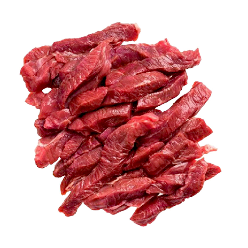 Grass Fed Premium Beef Strips 500G | Tender Sliced Beef for Stir-Fry