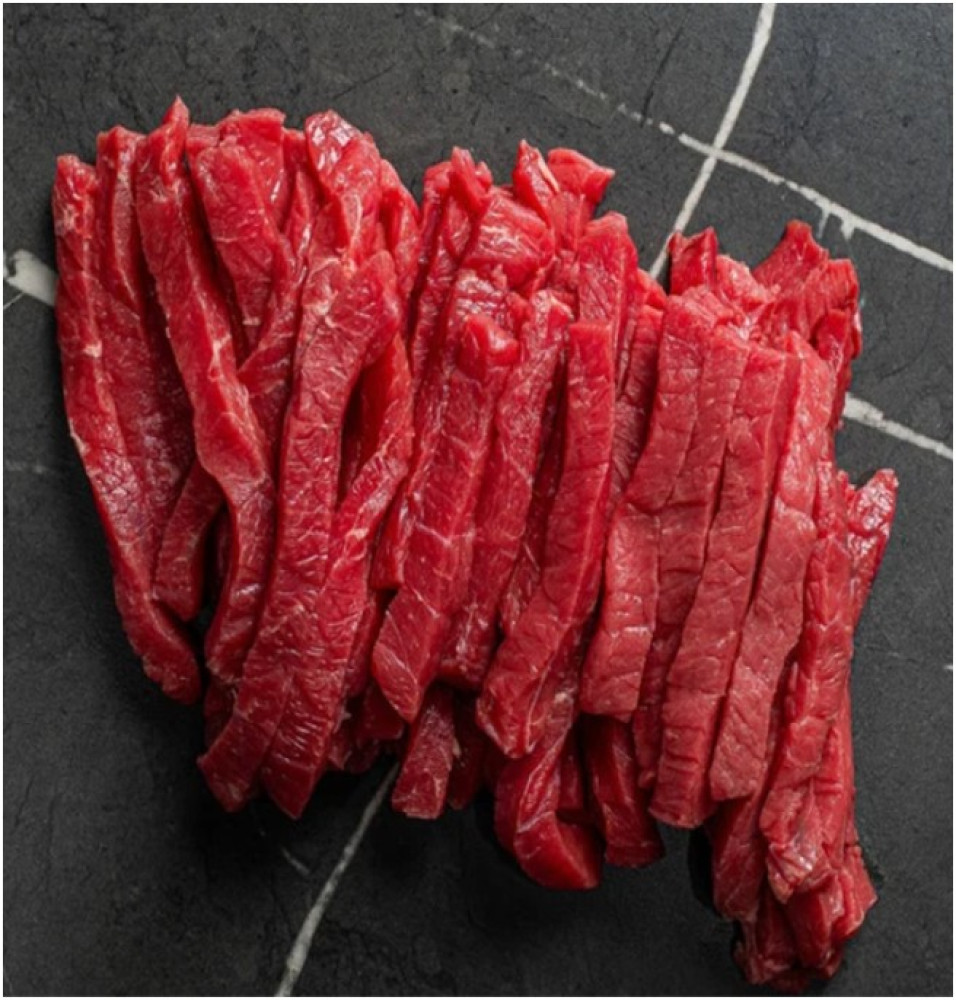 Grass Fed Premium Beef Strips 500G | Tender Sliced Beef for Stir-Fry
