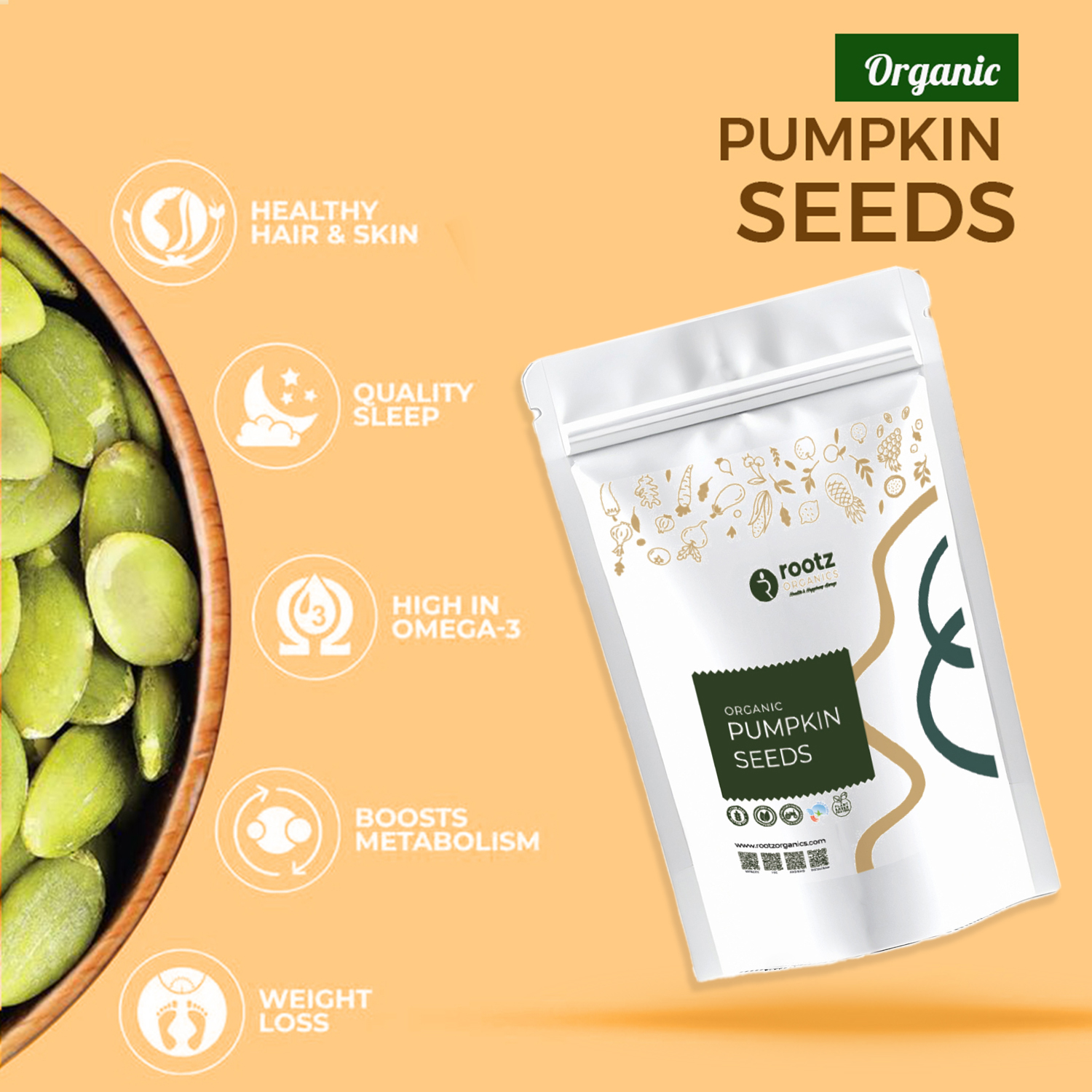 Organic Pumpkin Seed 250g