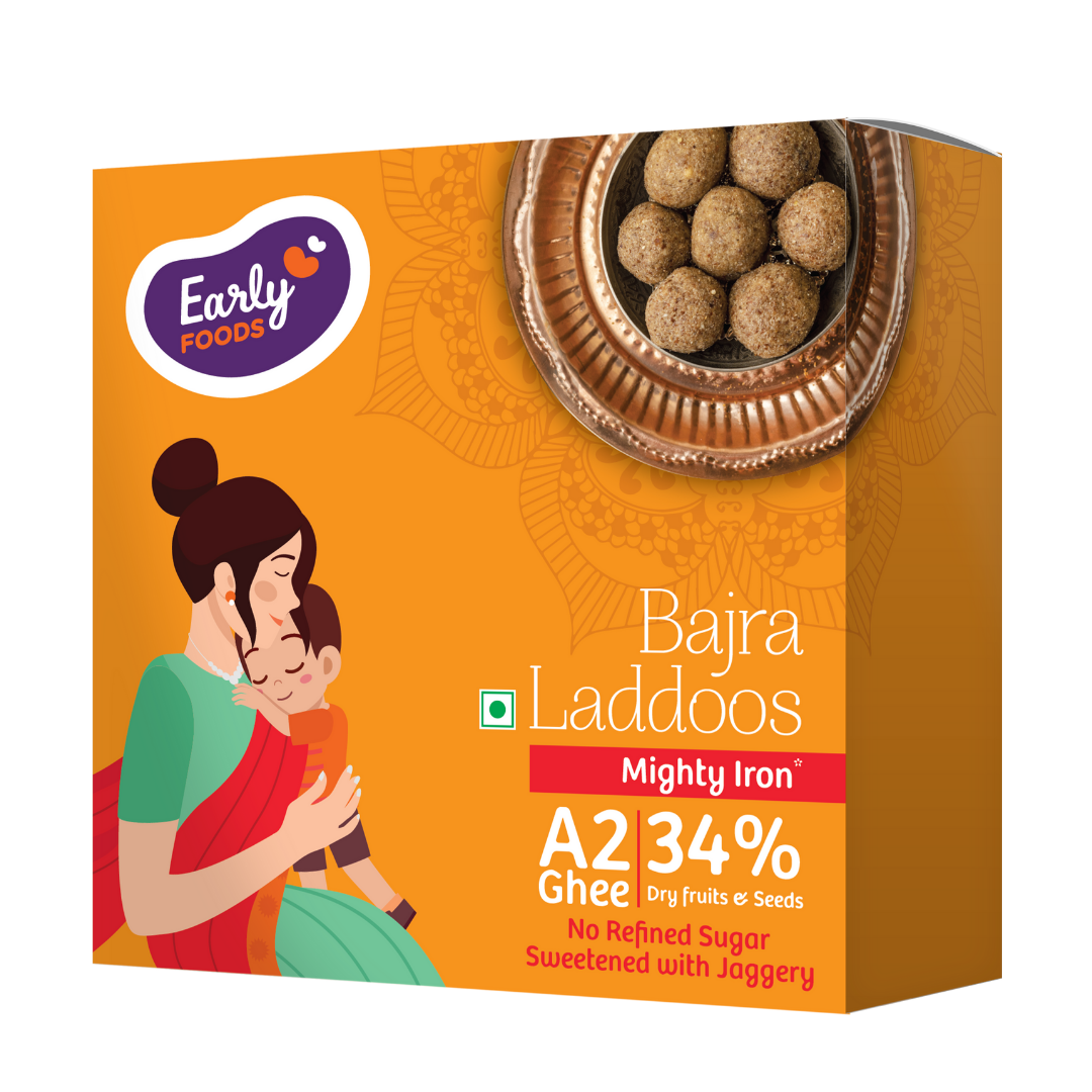 Early Foods -Bajra A2 Ghee Laddoos