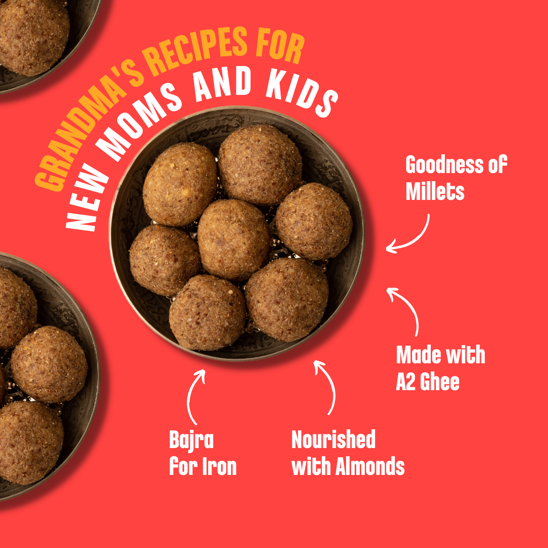 Early Foods -Bajra A2 Ghee Laddoos
