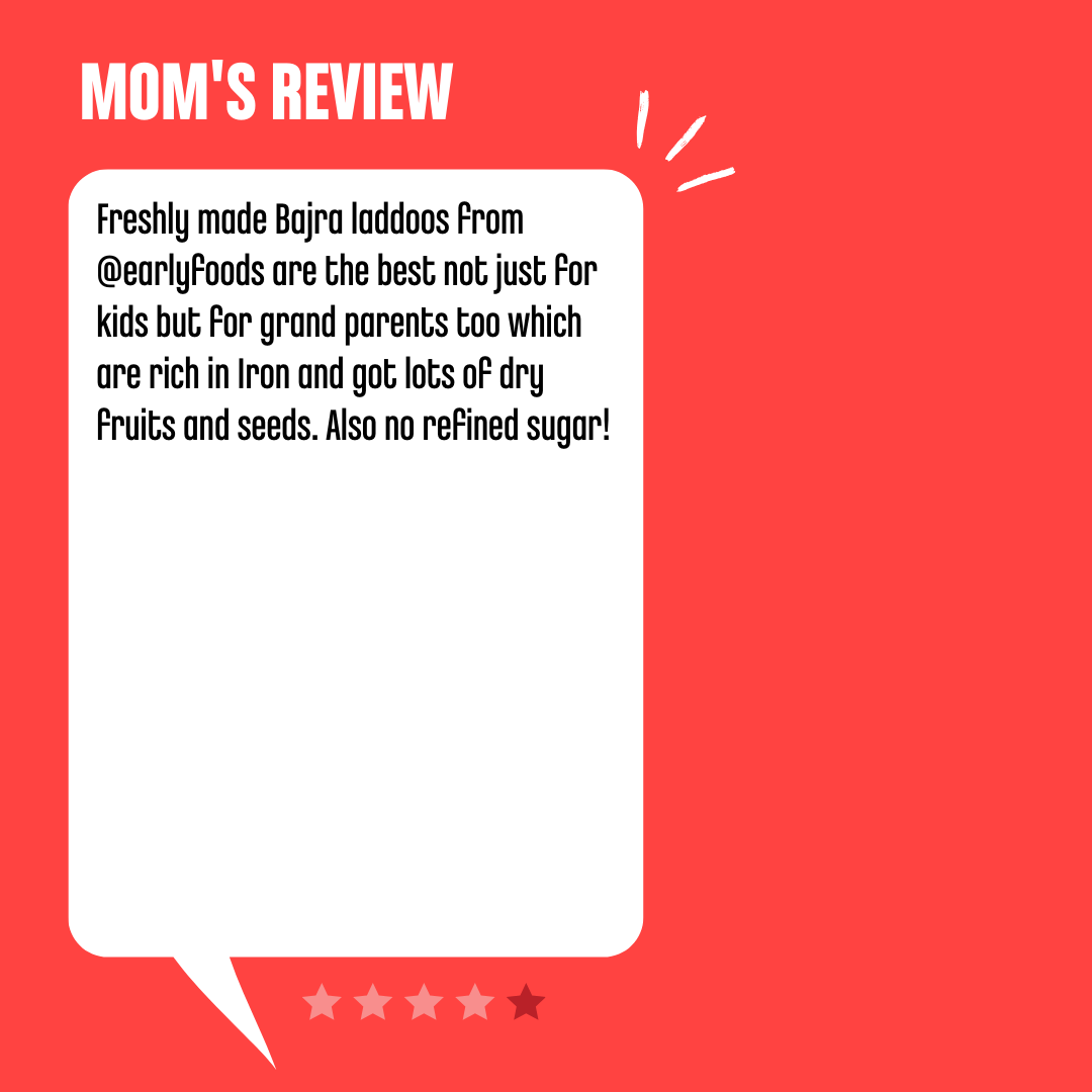 Early Foods -Bajra A2 Ghee Laddoos