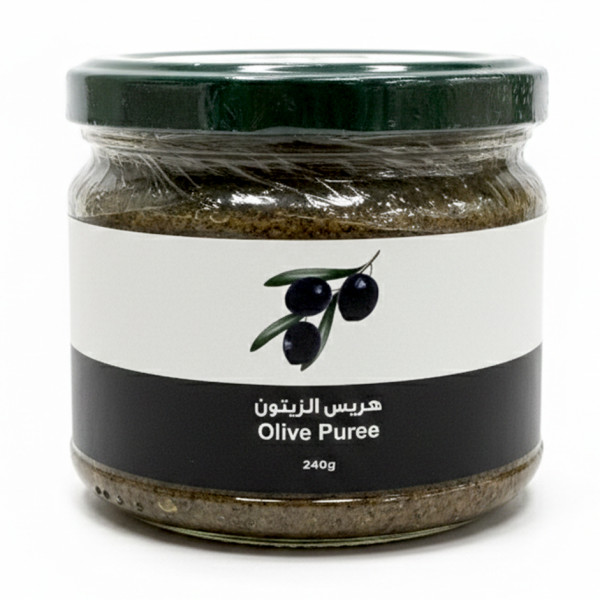 Image of Black Olive Puree 240g – Mediterranean Olive Spread with Lemon &amp; Mustard