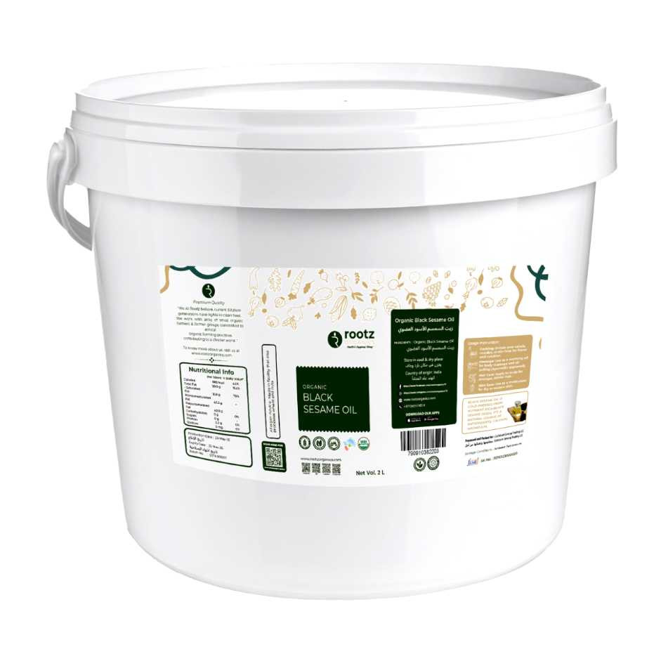 Organic Black Sesame Oil 2 L