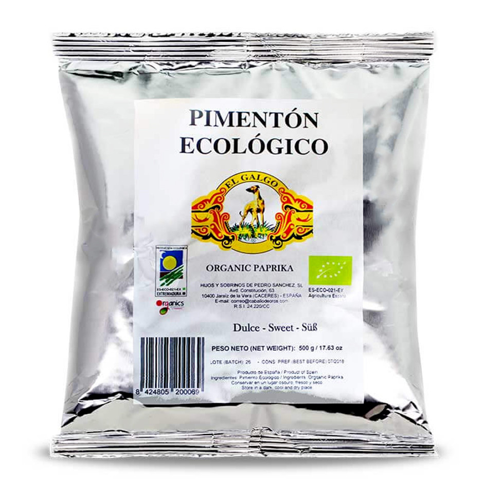 El Galgo Organic Sweet Paprika 500g Refill Pouch – Premium Spanish Spice UAE