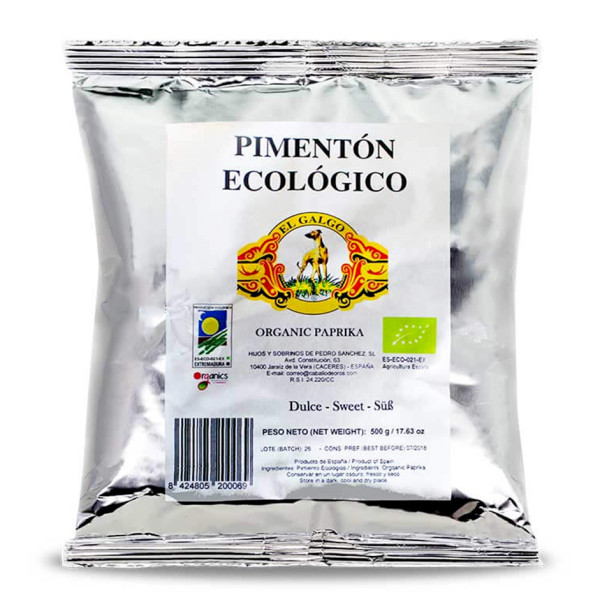 Image of El Galgo Organic Sweet Paprika 500g Refill Pouch – Premium Spanish Spice UAE