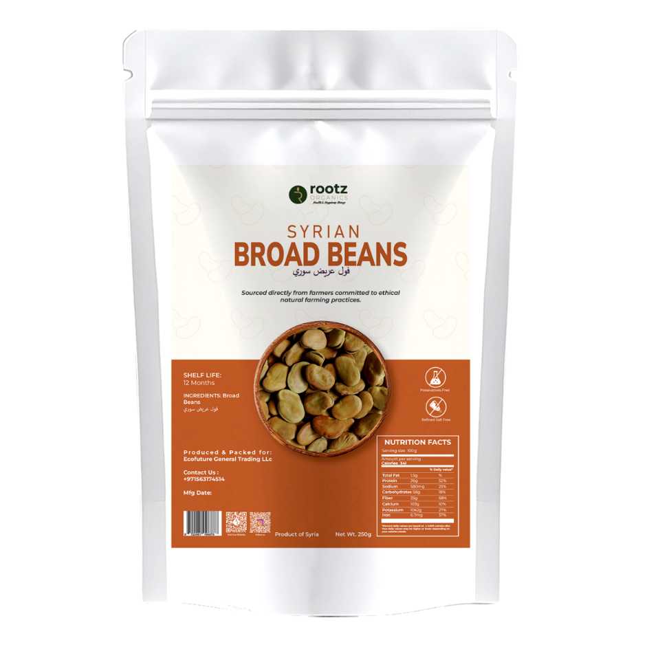 Premium Dried Broad Beans 250g – Fava Beans for Falafel, Foul Medames & Healthy Cooking