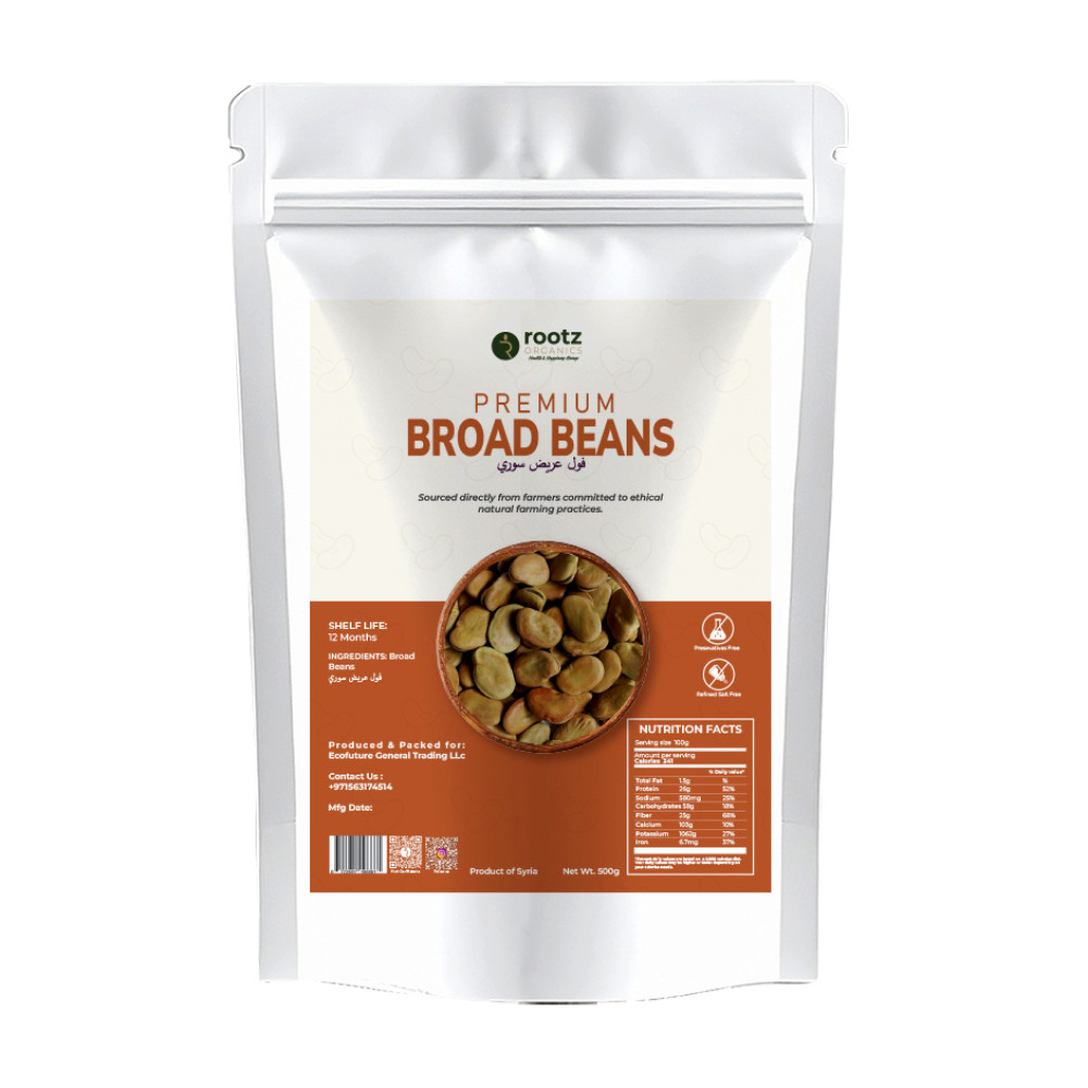 Premium Dried Broad Beans 500g – Fava Beans for Falafel, Foul Medames &amp; Healthy Cooking