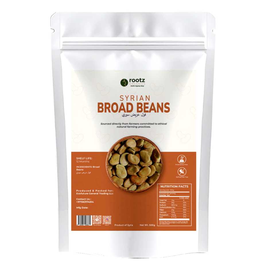 Premium Dried Broad Beans 500g – Fava Beans for Falafel, Foul Medames & Healthy Cooking