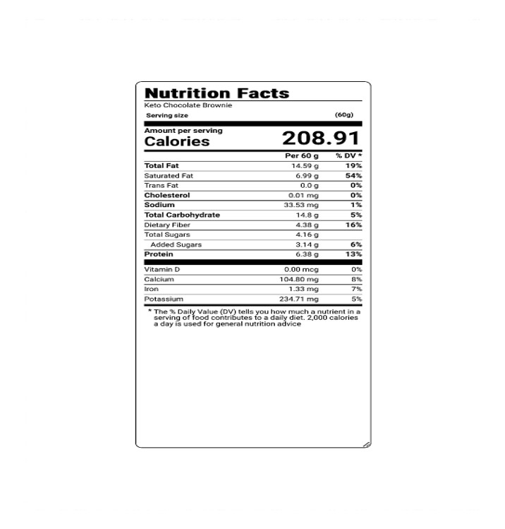 Brownie Chocolate - 2pcs x 100g