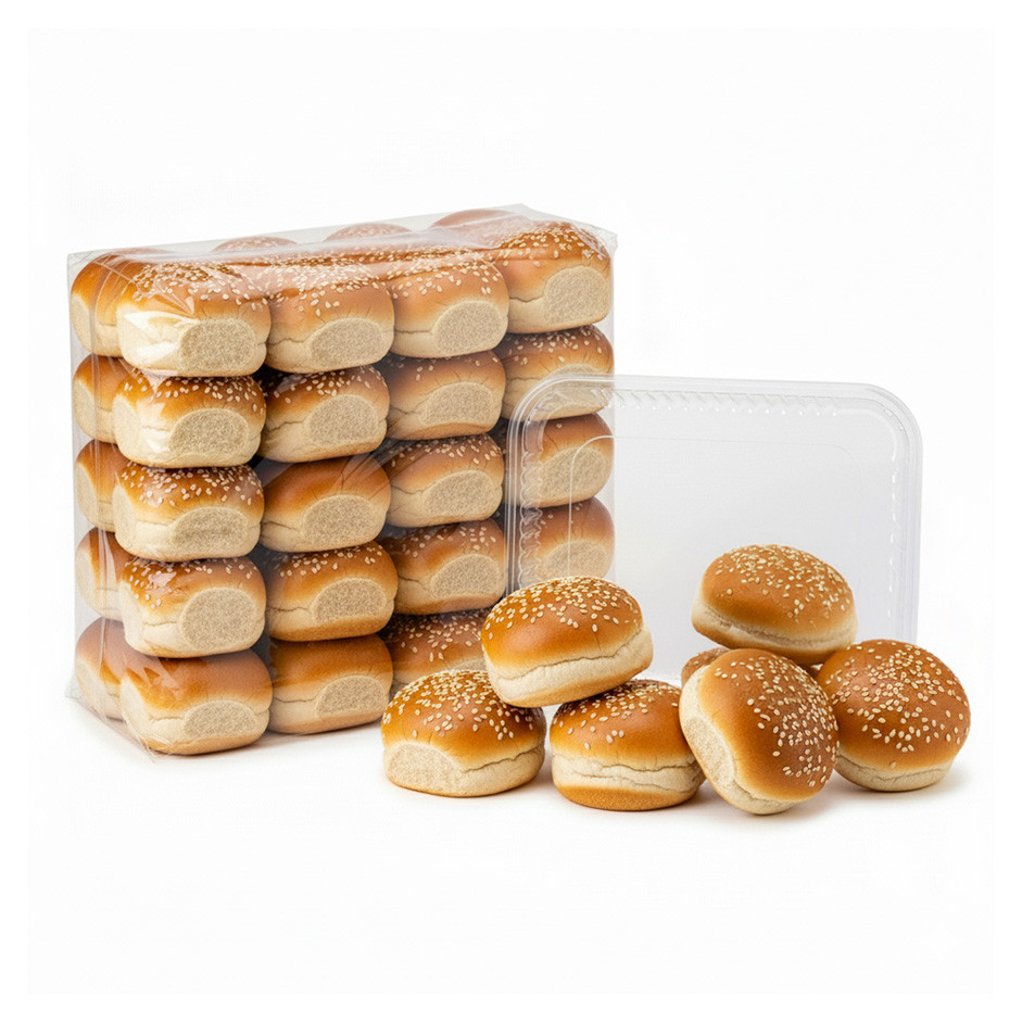 Organic Emmer Burger Buns Party Pack of 12 | خبز البرجر العضوي | Healthy Frozen Burger Bread UAE
