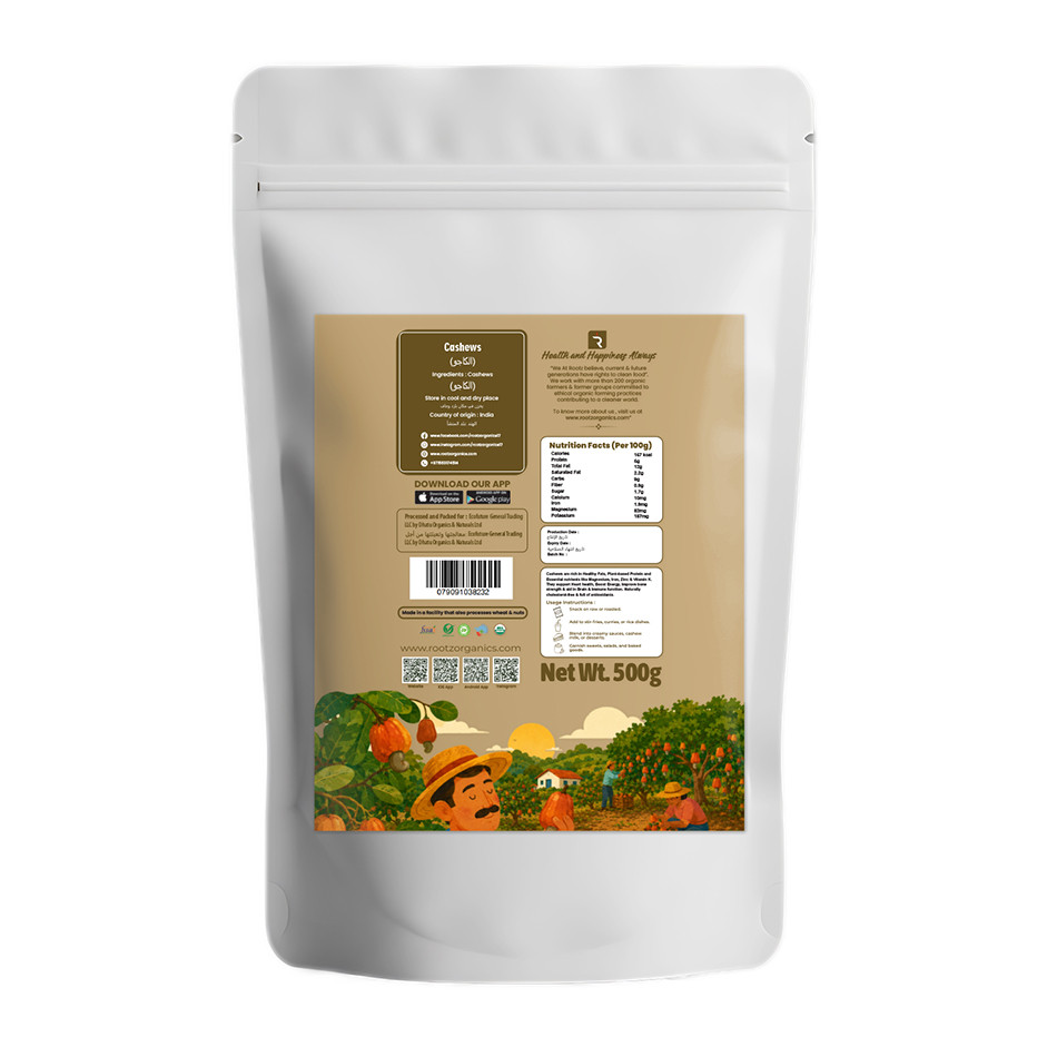 Organic Cashew 500gm