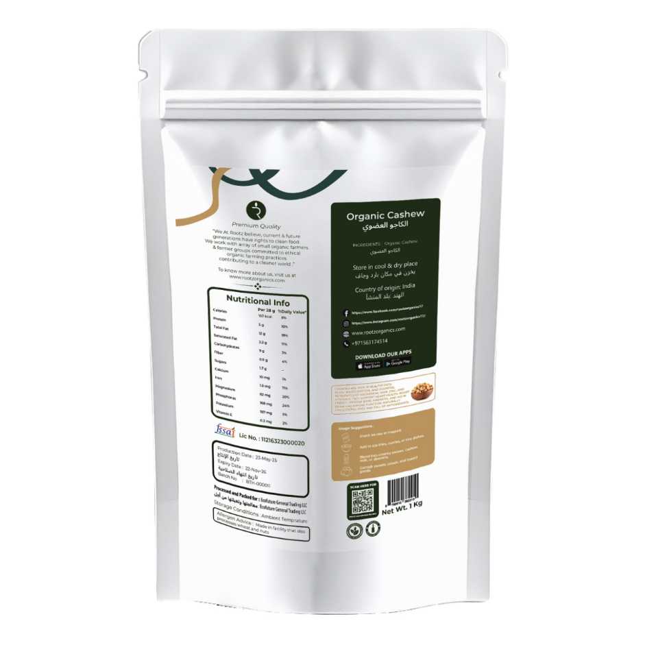 Organic Cashew 1kg