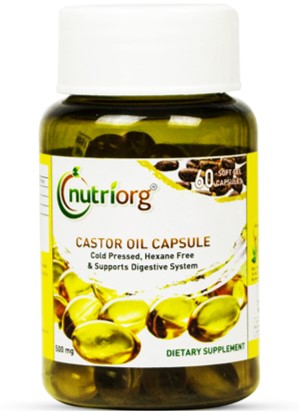 Nutriorg Castor oil soft gel 60 capsule