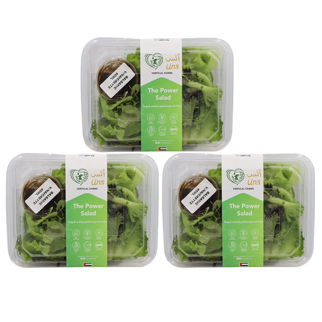 The Power Salad 190 gm Pack of - 3 by Rootz Organics