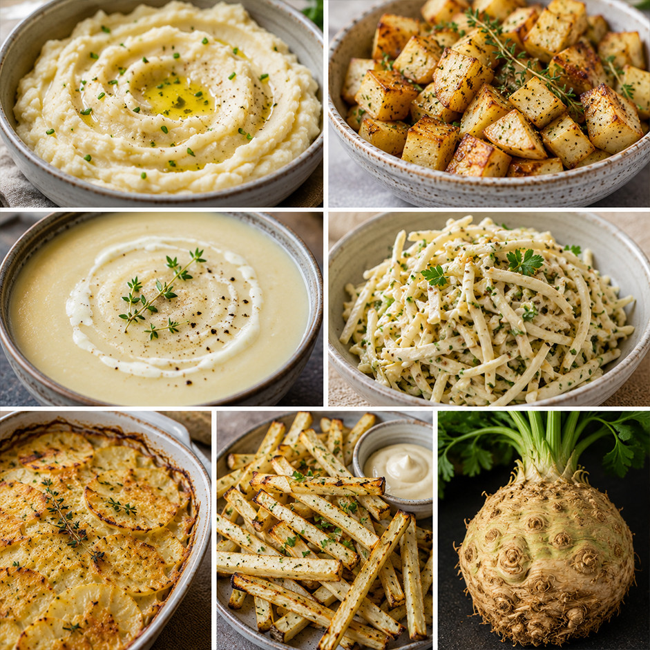 Rootz Organics Celeriac 1kg — Fresh Celery Root, Air-Flown from Italy