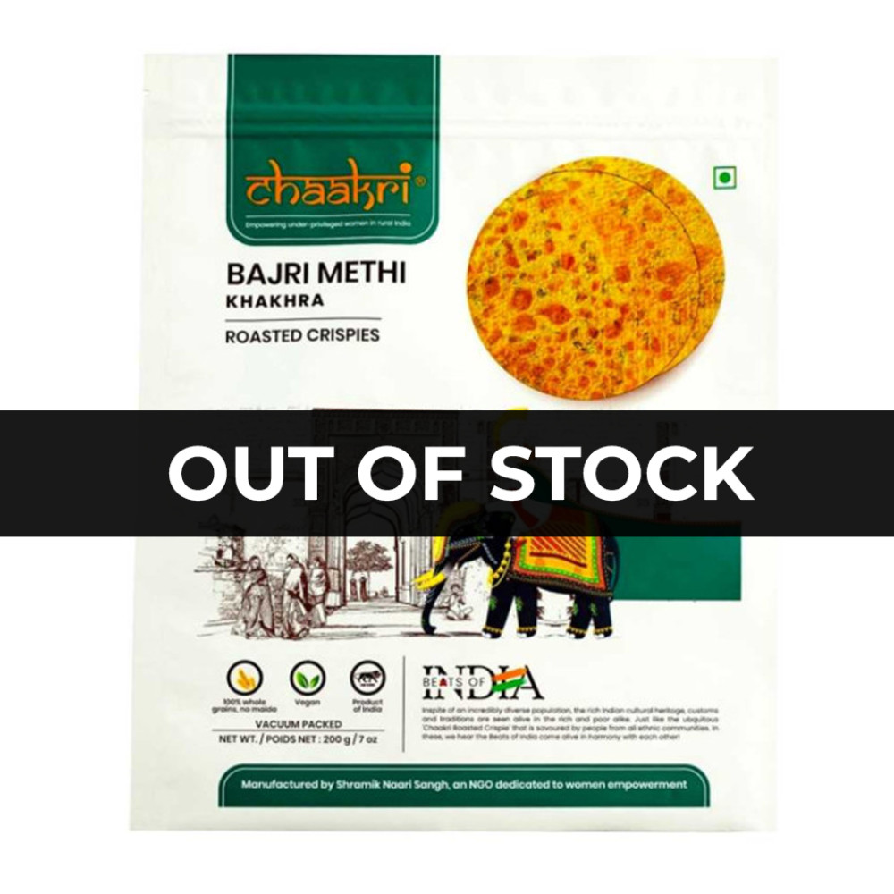 Chaakri Bajri Methi Khakhra 200gm