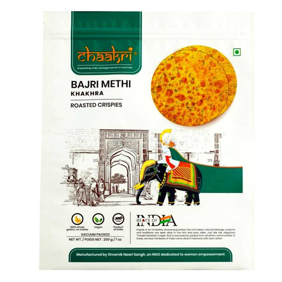 Chaakri Bajri Methi Khakhra 200gm