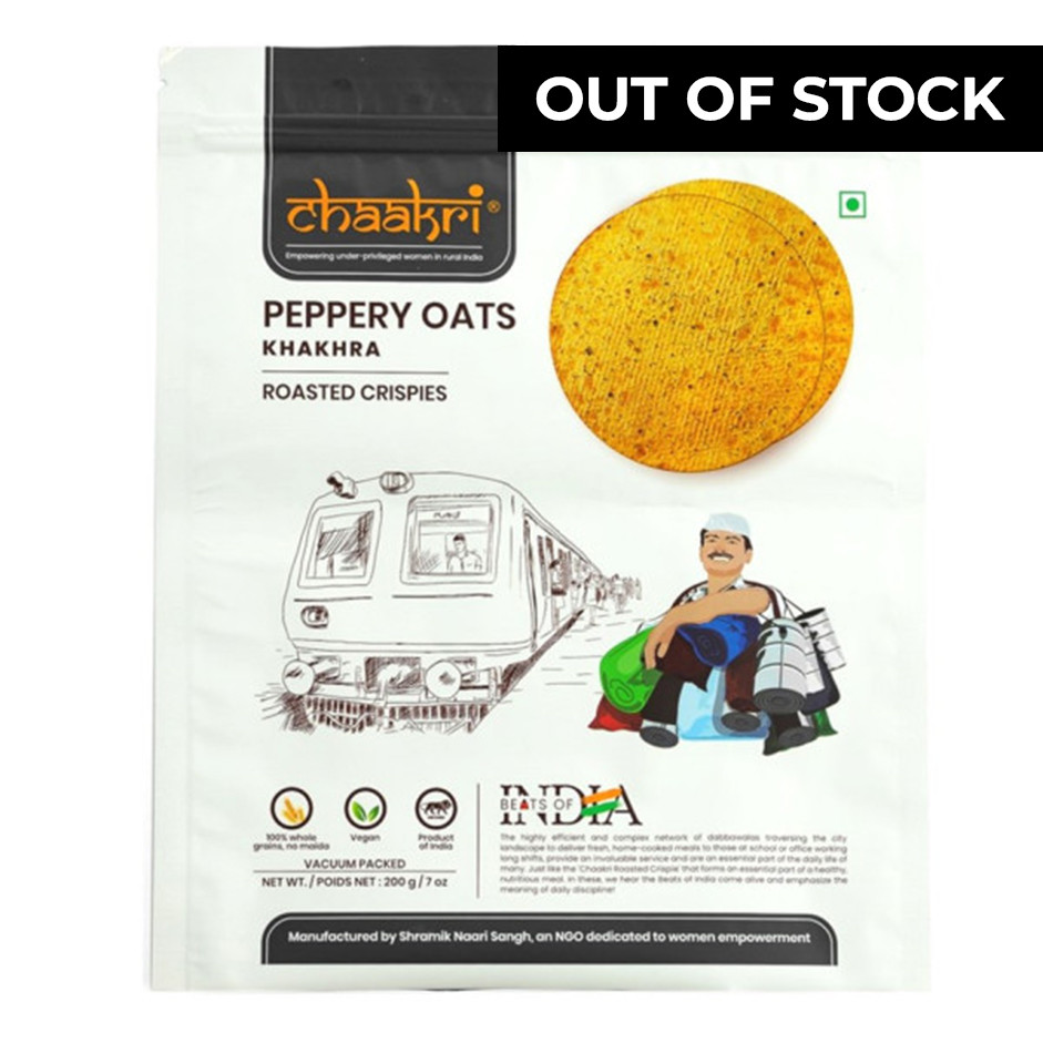 Chaakri Peppery Oats Khakhra 200gm