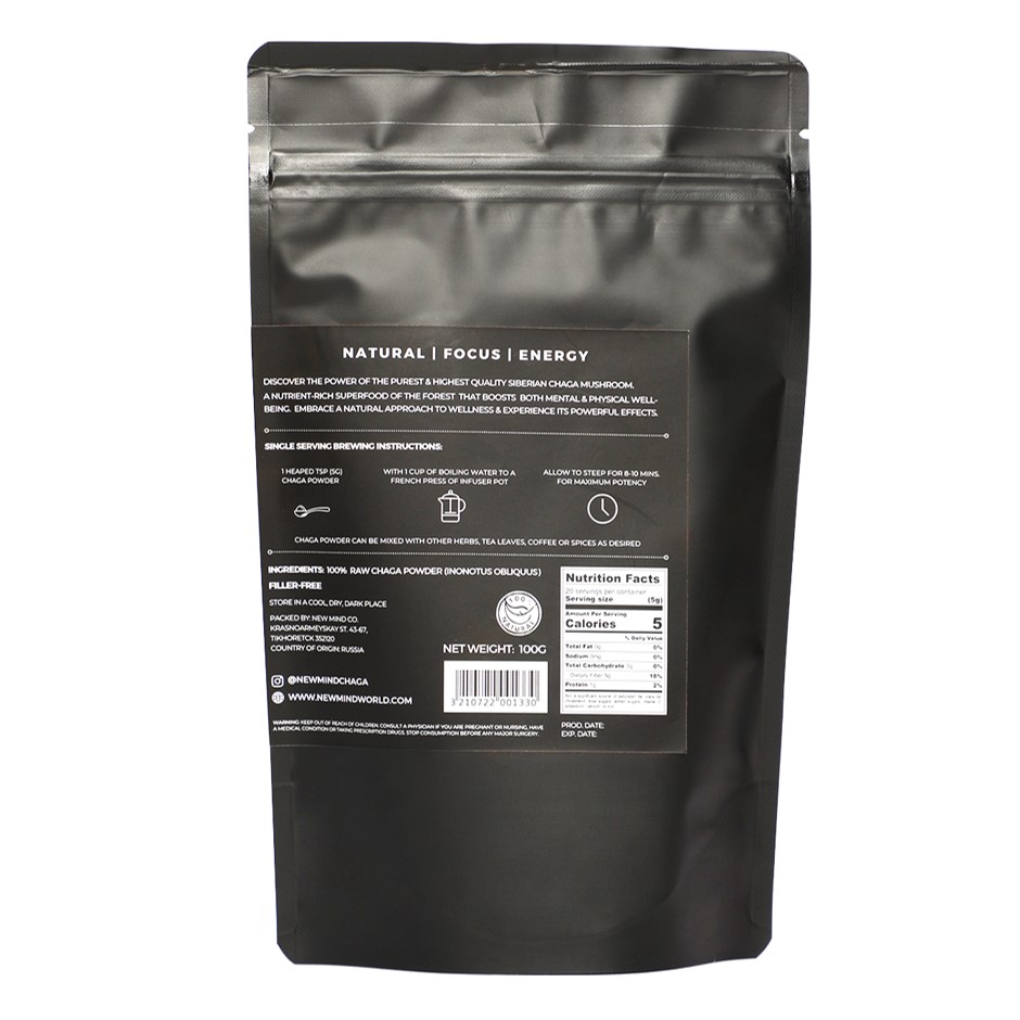Chaga Powder Tea/ Plain - 100gm