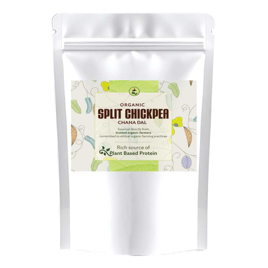 Organic Chana Dal 1kg  by Rootz Organics
