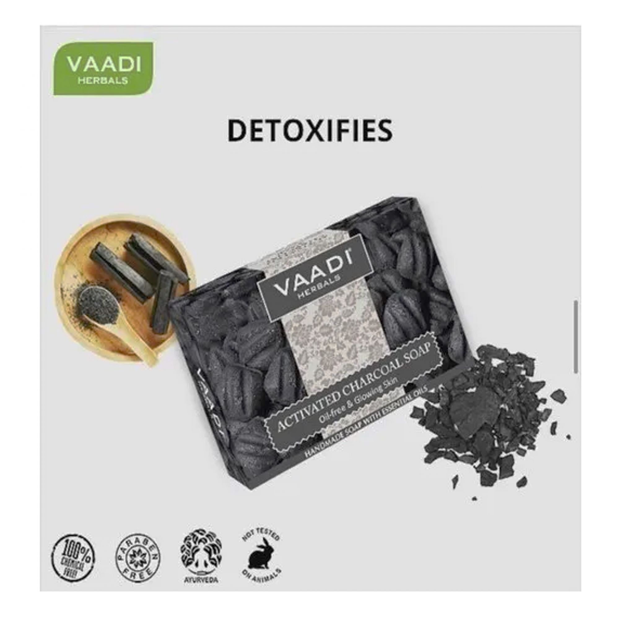 Activated Charcoal Soap 75gm