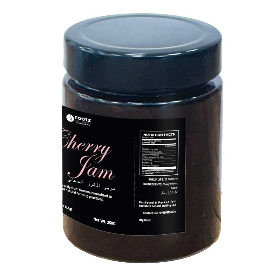 Premium Cherry Jam 250g – Natural Fruit Spread for Bread & Desserts